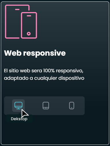 web responsive