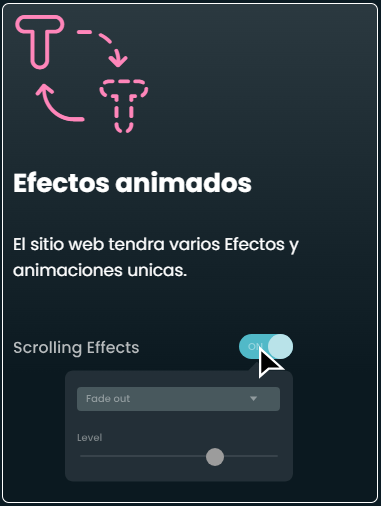 efectos animados
